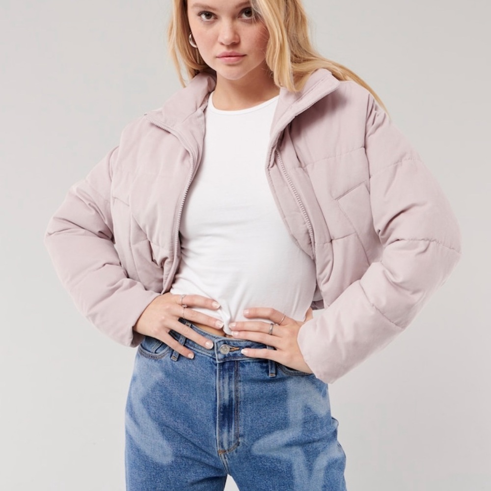 Woman Jacket /Corduroy mock neck,Puffer - Picture 2 of 3